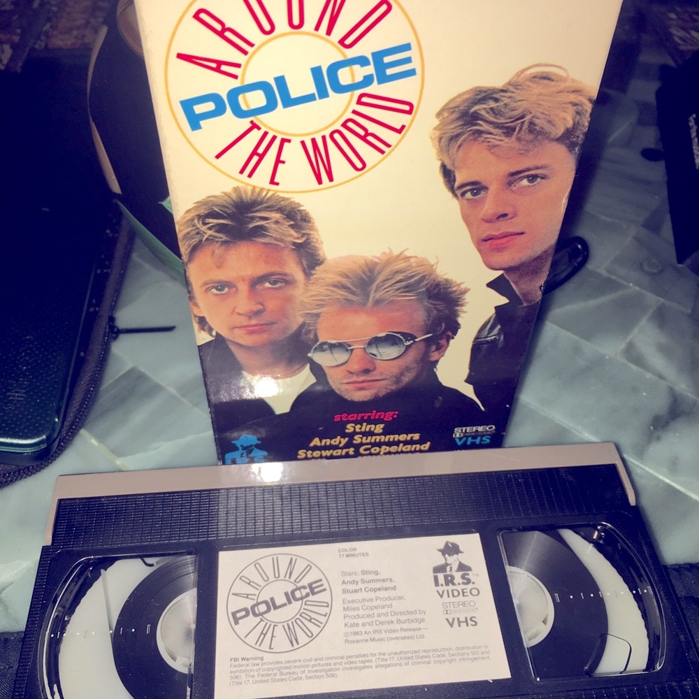 Police - Around The World Live Concert VHS 1982